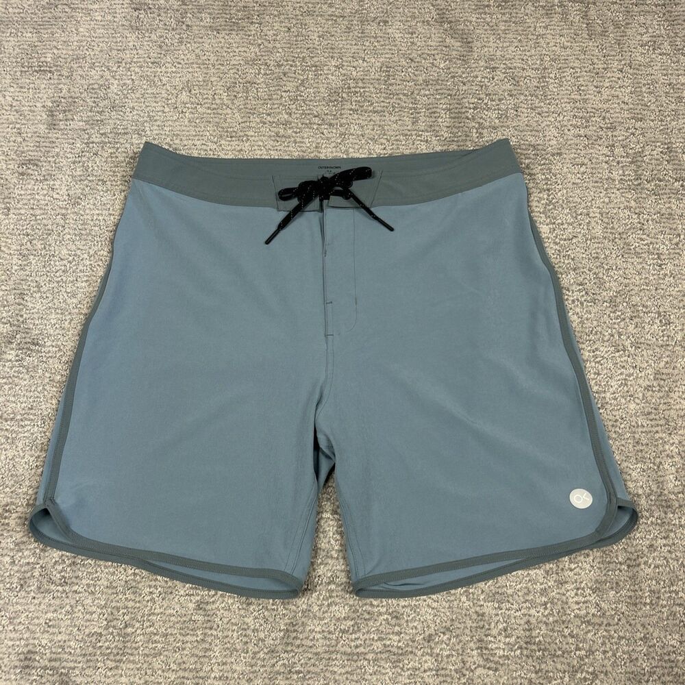 Outerknown Swim Trunks Board Shorts Mens 34 Blue Surfing Water